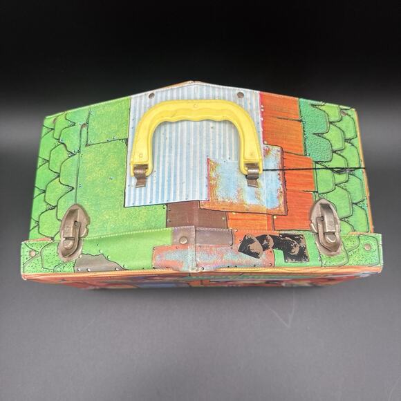 Vintage 1965 Liddle Kiddles Klub House Vinyl Playset Doll House Mattel W/ Tag!! - Picture 6 of 7